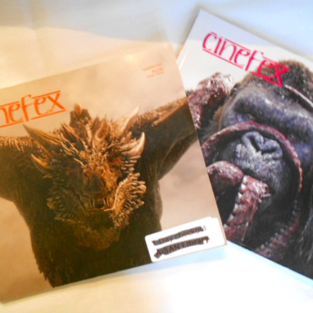 Cinefex Magazines Lot of 2, #152  2017, #157 2018